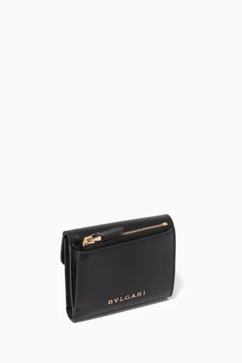 Serpenti Forever Trifold Wallet in Calfskin