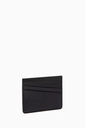 Four-stitch Card Holder in Leather