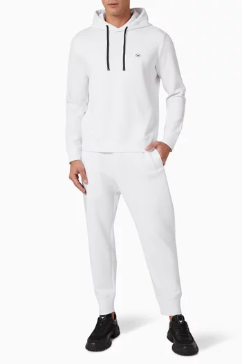 Track Pants in Cotton Blend