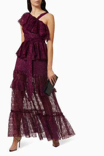 Tiered Maxi Dress in Lace