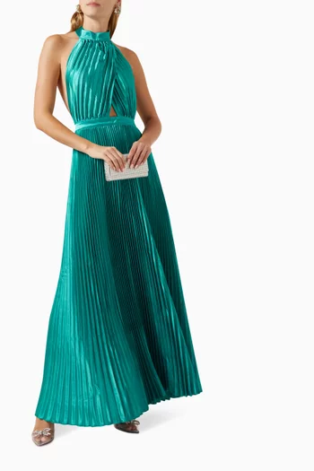 Coast monroe lurex maxi dress shop