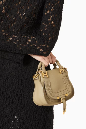 Mini Marcie Handbag in Grain Leather