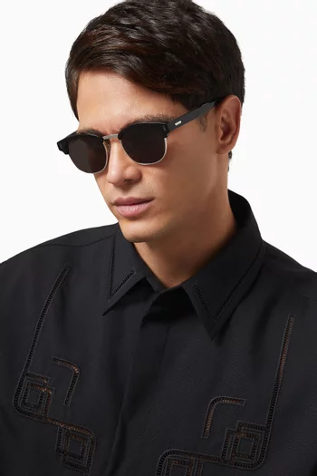Wayfarer Sunglasses in Metal & Acetate