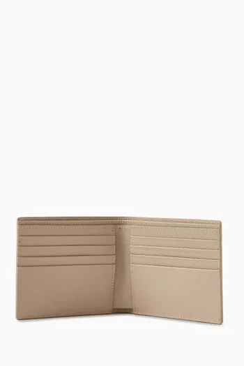 Bi-fold Wallet in Grained Leather