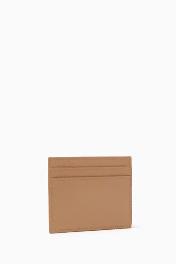 Card Case in Grain de Poudre Embossed Leather