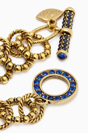 Azzure Bracelet in Gold-plated Brass