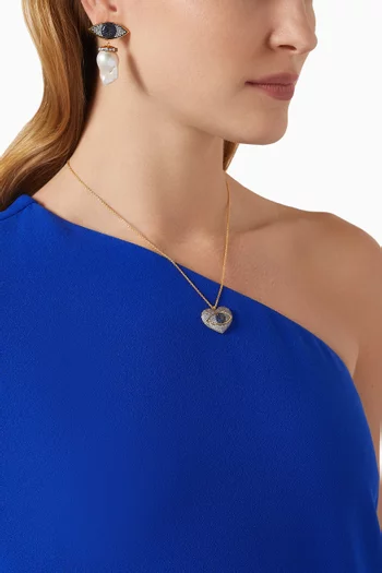 Occhio del Amore Pendant Necklace in 24kt Gold-plated Bronze