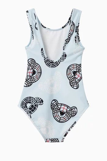 Tirza Teddy Bear Print Swimsuit in Nylon