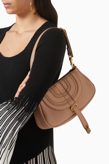 Small Marcie Shoulder Bag in Leather