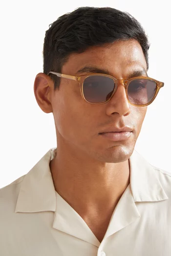 Marlon Square Sunglasses in Acetate