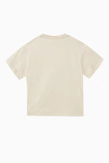 Skater-print T-shirt in Cotton