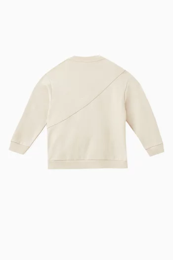 Bag-detail Sweatshirt in Cotton