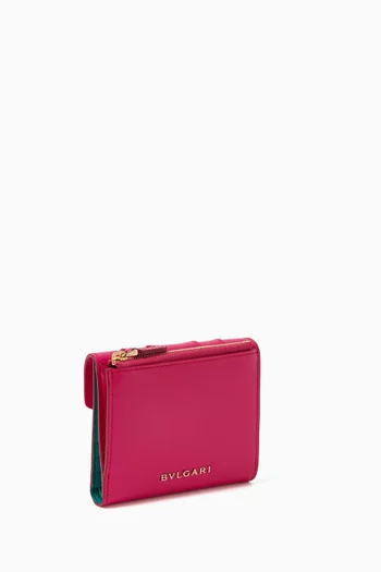 Serpenti Forever Trifold Wallet in Leather