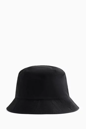 Logo-embroidered Bucket Hat in Cotton-blend