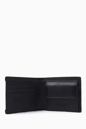Baroque Pattern Bi-fold Wallet in Leather