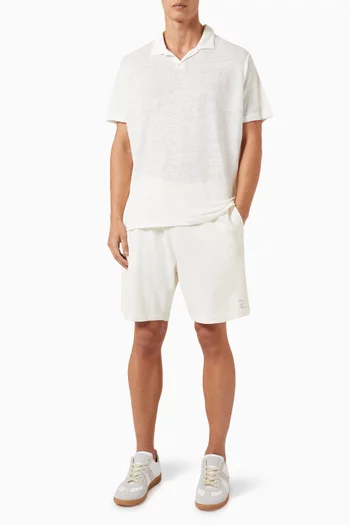 Garment Dyed Shorts in Cotton Terry