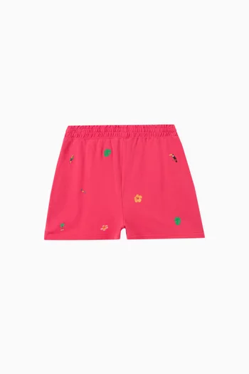 Patches Shorts in Jersey