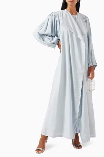 Abaya Set in Cotton-chiffon