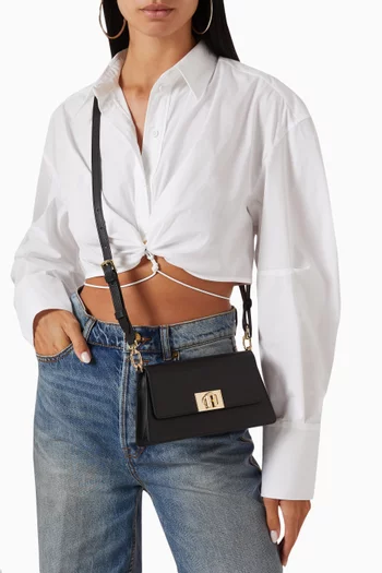 Zoe Mini Shoulder Bag in Leather