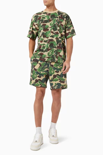 Camo Ape Head One Point T-shirt in Cotton