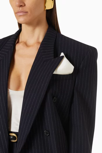 SL Pocket Square Scarf in Silk Satin