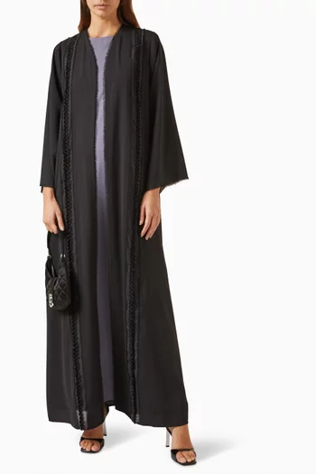 3-piece Sequin Abaya Set