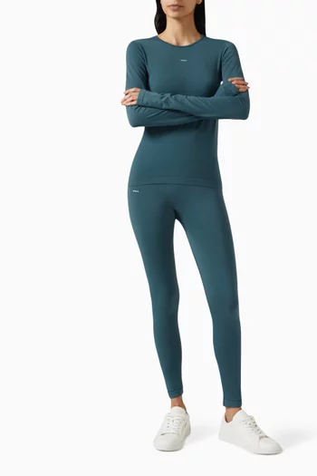 Motion Low-impact Long-sleeve Top in Biobased Polyester