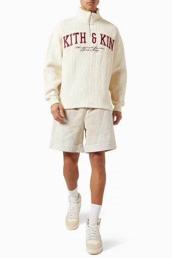 Osborn Quarter Zip Sweatshirt in Cotton