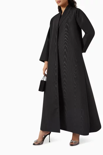 Zainah-cut Abaya in Glitter Fabric