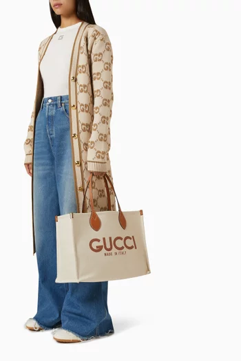 Gucci-print Tote Bag in Canvas