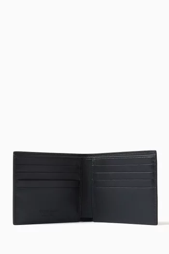 Love Capsule Logo Bi-fold Wallet in Nappa Leather