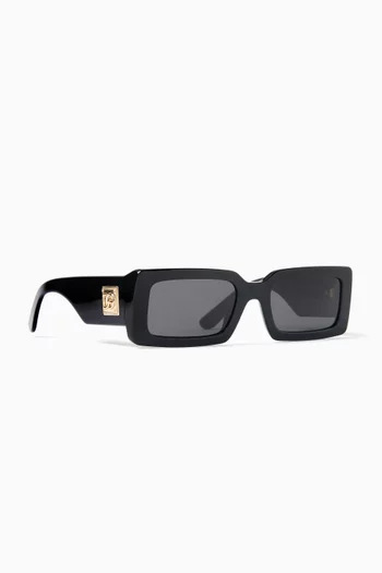 Rectangle Sunglasses in Acetate