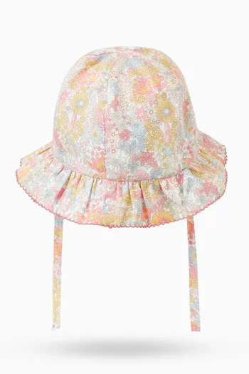 قبعة باكيت بنقشة زهور ليبرتي قطن
