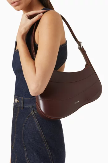 Djinn Shoulder Bag in Smooth Leather