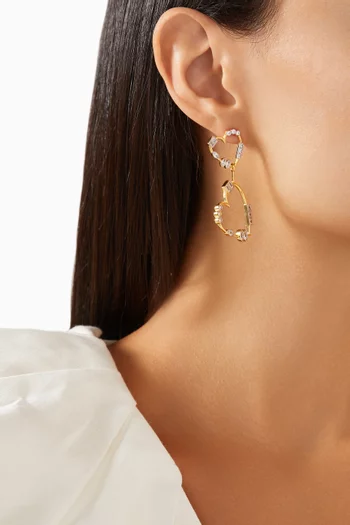 Forever Always Earrings in 24kt Gold-plated Sterling Silver