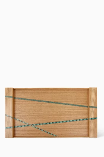 Large Funquetry Tray in French Oak