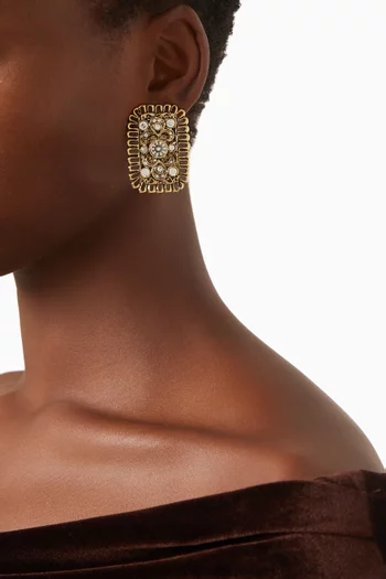 Fairy Earrings in Gold-plated Brass