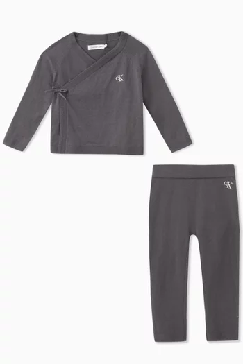 Newborn Loungewear Gift Set in Cashmere-blend Knit