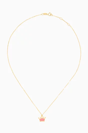 Ara Bella Crown Necklace in 18kt Gold
