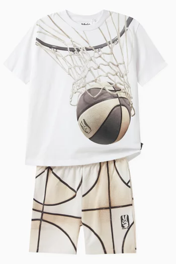 Riley Basket Net T-shirt in Cotton