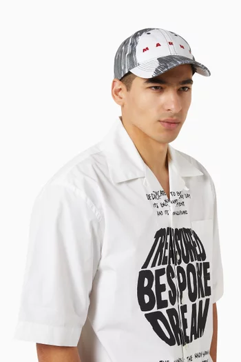Logo-embroidered Baseball Cap in Cotton