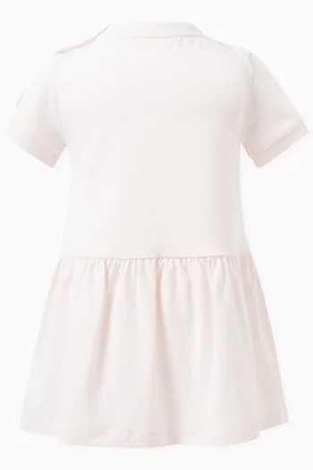 Tennis Motif T-shirt Dress in Stretch Jersey
