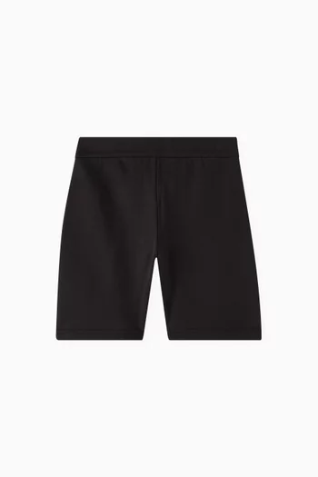 Logo Bermuda Shorts in Cotton Fleece