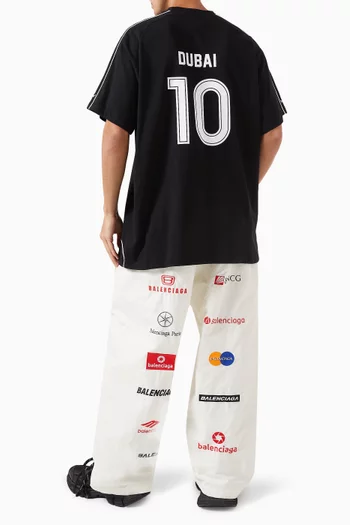 Dubai Soccer Oversized T-shirt in Vintage Jersey