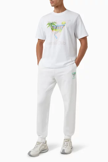 Tennis Club Logo T-shirt in Organic Cotton-jersey