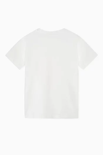 Logo Cartouche T-shirt in Cotton