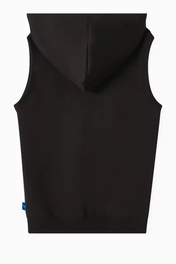 x PlayStation Sleeveless Hoodie in Cotton-blend