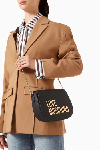 Bold Love Crossbody Bag in Faux Leather