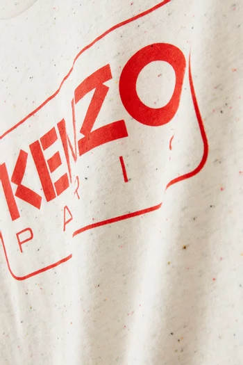 Kenzo Paris Logo T-shirt in Cotton