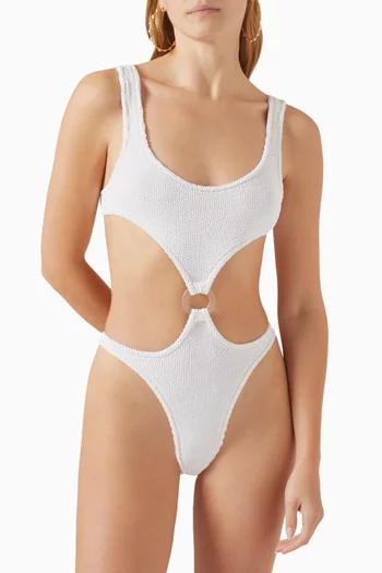 Augusta One-piece Swimsuit in Crinkle Fabric